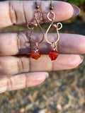 Red Agate Earrings