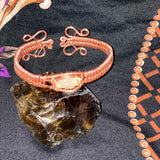 Citrine Energy Bracelet | Handcrafted Copper Wrap Design