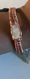 Citrine Energy Bracelet | Handcrafted Copper Wrap Design